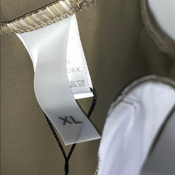 NWT YONIQUE Olive Ruched Twist Tankini Swim Top - Picture 10 of 15